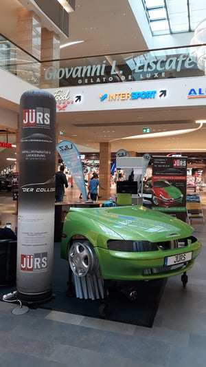 Airpillars 100% digital printing for constant blower Inflatable24.com by Inflatable24.com