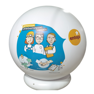 Inflatable ring "parking ring" stand for crowdballs Inflatable24.com by Inflatable24.com