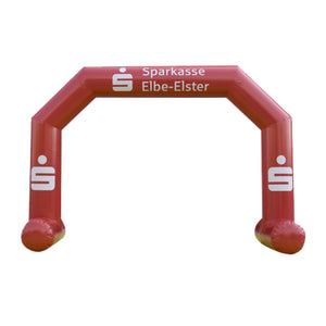 Inflatable Archway – EasyArch: stock color with logo banner Inflatable24.com by Inflatable24.com
