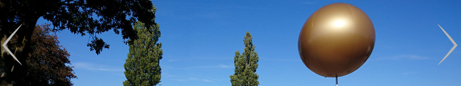 Balloon with stands -  no helium needed