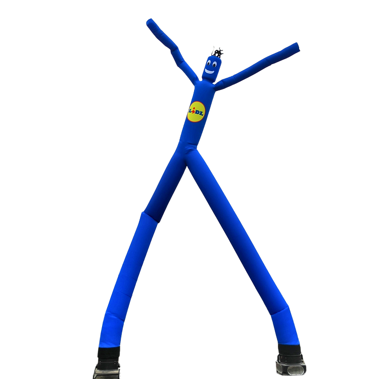 Airdancers- two arms / two legs with logo Inflatable24.com 8 m - 26 ft white by Inflatable24.com