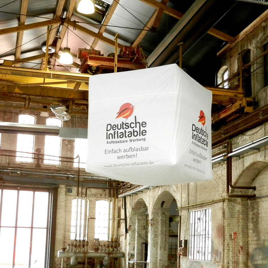 Banner Balloon Cube - fastest delivery Inflatable24.com by Inflatable24.com