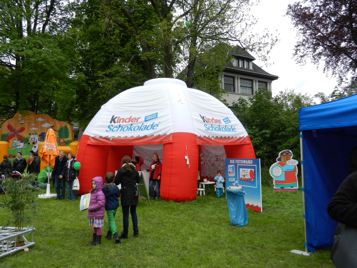 Easy Tent "Dome" 4-Leg Design-100% printed- Inflatable Promo Tent Inflatable24.com by Inflatable24.com
