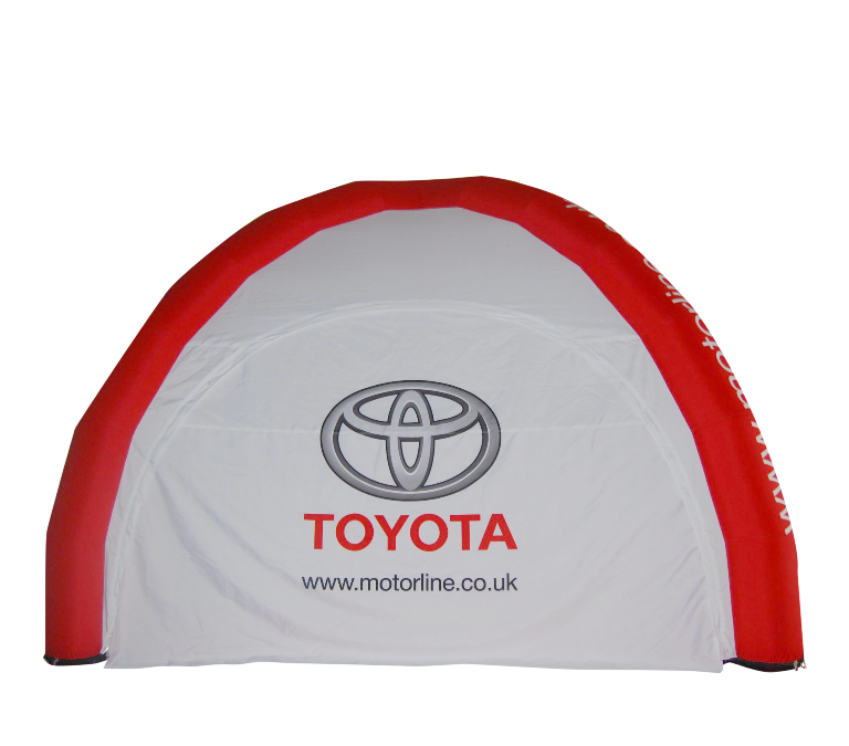 Xhib Tent "Dome" 4-Leg Design - airtight -100% printed Inflatable24.com by Inflatable24.com