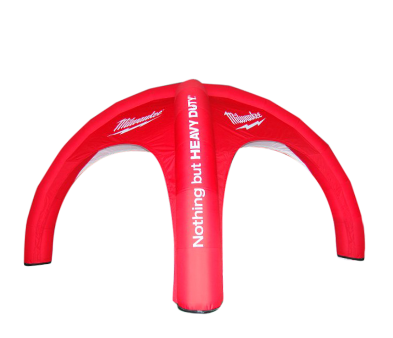 Xhib Tent "Dome" 4-Leg Design - airtight -100% printed Inflatable24.com by Inflatable24.com