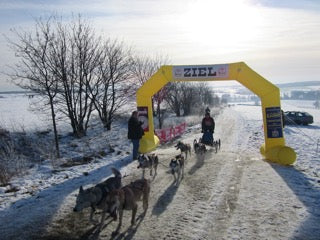 Inflatable Archway – EasyArch: stock color with logo banner Inflatable24.com M (6 m x 4.25 m) - (19.5 ft x 15 ft) All on velcro banner With Feet by Inflatable24.com