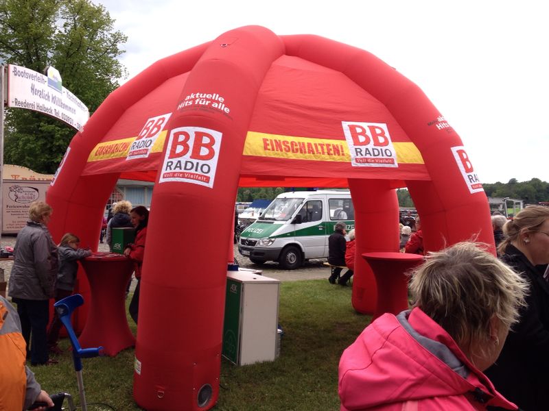 promo zelt Easy Tent "Dome" 4-Bein-Design- Aufblasbares Promo-Zelt von Inflata...4