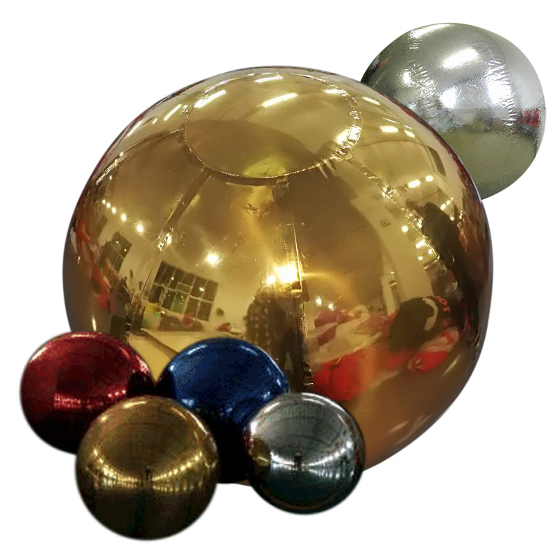 Mirror Balloon as giant disco or christmas ball 1 m - 5 m (3.5 ft - 16.5 ft) diameter Inflatable24.com by Inflatable24.com