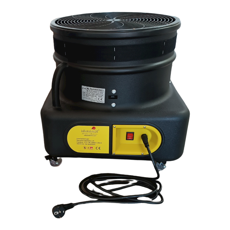 KiwiHood Professionelles Luftgebläse für Puppentänzer, 750W 2800 U/min Hochleistungs-Gebläse für Events und Ladenpräsentationen, für 5-7 m hohe Puppentänzer, inklusive 4 Räder (Schwarz, M KiwiHood Professionelles Luftgebläse für Puppentänzer, 750W 2800 U/min Hochleistungs-Gebläse für Events und Ladenpräsentationen, für 5-7 m hohe Puppentänzer, inklusive 4 Räder (Schwarz, M