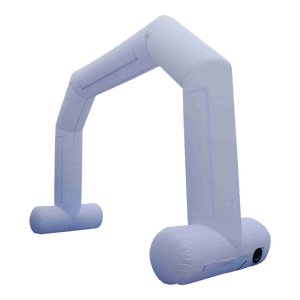 Inflatable Archway – ProArch: stock color prepared for banner M (6 m x 4.25 m) - (19.5 ft x 15 ft) / white / With Feet - Inflatable24.com