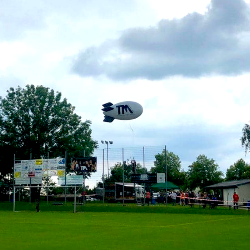 Advertising blimp balloon 4 m - 8 m (13 ft - 26 ft) with printing Inflatable24.com 5 m - 16.5 ft by Inflatable24.com