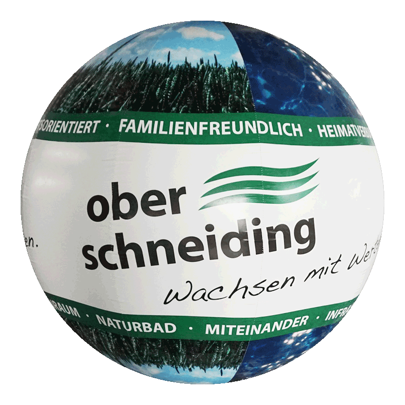 Crowdballs Vinyl from 1 m (3.5 ft)- 2 m( 6.5 ft) - 100% digital printing Inflatable24.com by Inflatable24.com