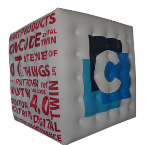 Flying cube 2 m-4 m (6.5 ft - 13 ft) with logo print 4 m - 13 ft - Inflatable24.com