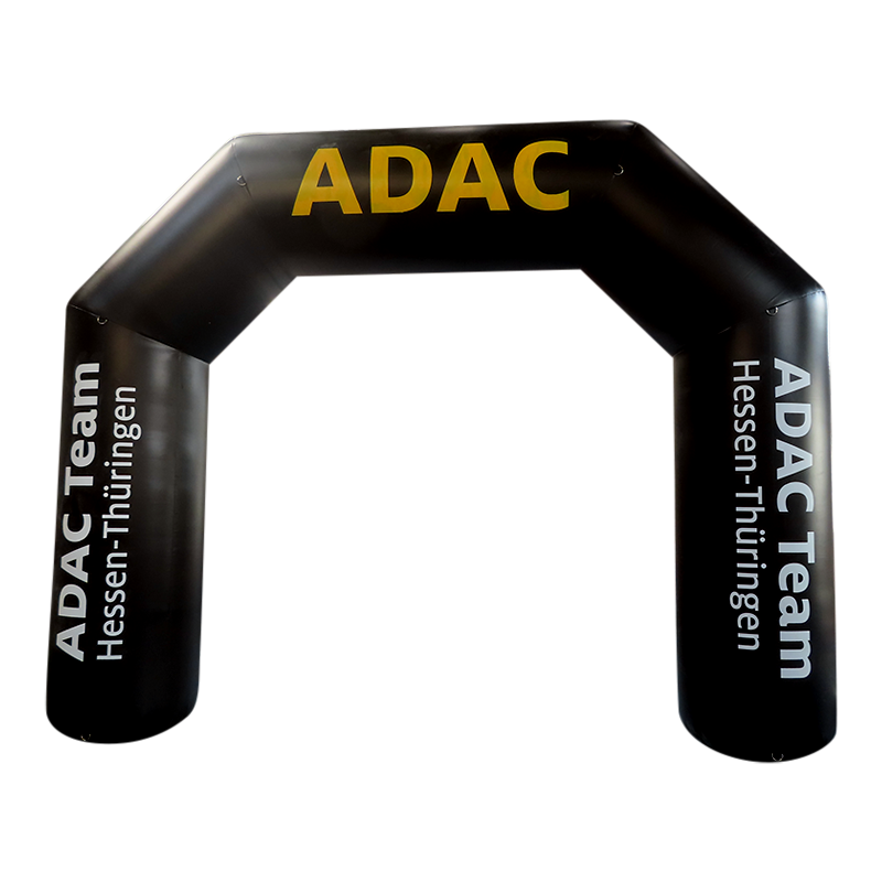 Inflatable Archway – ProArch: stock color with logo Inflatable24.com S (4 m x 3 m) - (13 ft x 10 ft) Directly on arch With Feet by Inflatable24.com