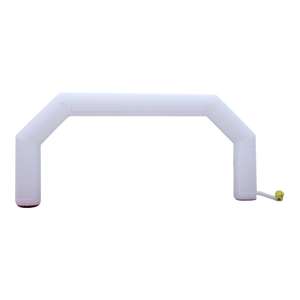 Inflatable Archway - XhibArch (double layer, airtight): stock color prepared for banner XL (10 m x 6 m) - (33 ft x 19.5 ft) / white / No Feet - Inflatable24.com