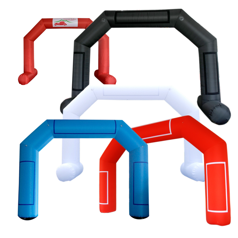 Inflatable Archway - XhibArch (double layer, airtight): stock color prepared for banner Inflatable24.com by Inflatable24.com