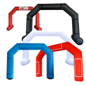 Inflatable Archway – EasyArch: stock color prepared for banner  - Inflatable24.com