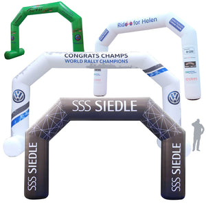 Inflatable Archway – EasyArch: fully printed in your color and design  - Inflatable24.com